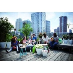 Elho Blumentopf Loft Urban Hoch Ø 28 Cm Weiß -Pola Pflanz Geschaft 1359447 4667 3