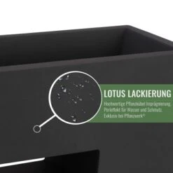 Pflanzwerk® Pflanzkübel Vista 53 Cm X 75 Cm X 27 Cm Anthrazit -Pola Pflanz Geschaft 145579 11001500 3