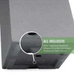 Pflanzwerk® Pflanzkübel Tower 50 Cm X 23 Cm X 23 Cm Grau -Pola Pflanz Geschaft 145648 11001500 4