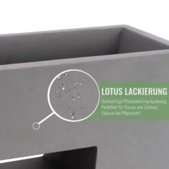 Pflanzwerk® Pflanzkübel Vista 53 Cm X 75 Cm X 27 Cm Grau -Pola Pflanz Geschaft 145665 11001500 3