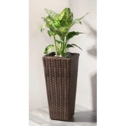 Gartenfreude Pflanzkübel Polyrattan Konisch 28 Cm X 28 Cm Bicolour Braun-Schwarz 7 Gartenfreude Pflanzkübel Polyrattan Konisch 28 Cm X 28 Cm Bicolour Braun-Schwarz -Pola Pflanz Geschaft 159778 4655 pt01