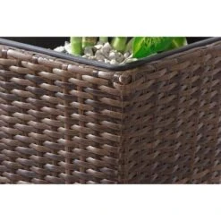 Gartenfreude Pflanzkübel Polyrattan Konisch 28 Cm X 28 Cm Bicolour Braun-Schwarz 8 Gartenfreude Pflanzkübel Polyrattan Konisch 28 Cm X 28 Cm Bicolour Braun-Schwarz -Pola Pflanz Geschaft 159778 4655 pt02