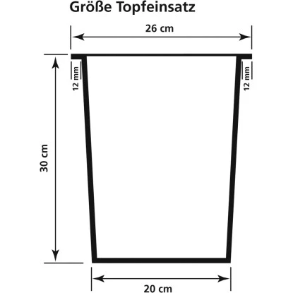 Gartenfreude Pflanzkübel Polyrattan Konisch 28 Cm X 28 Cm Bicolour Braun-Schwarz 6 Gartenfreude Pflanzkübel Polyrattan Konisch 28 Cm X 28 Cm Bicolour Braun-Schwarz – Bild 4