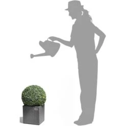 Gartenfreude Pflanzkübel Polyrattan 28 Cm X 28 Cm Grau 9 Gartenfreude Pflanzkübel Polyrattan 28 Cm X 28 Cm Grau -Pola Pflanz Geschaft 159876 4655 4