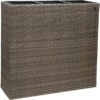 Gartenfreude Raumteiler Pflanzkübel Polyrattan 76 Cm X 26 Cm Cappuccino -Pola Pflanz Geschaft 160199 4655