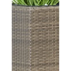 Gartenfreude Raumteiler Pflanzkübel Polyrattan 76 Cm X 26 Cm Cappuccino -Pola Pflanz Geschaft 160199 4655 pt 02
