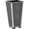 Gartenfreude Pflanzgefäß WPC Konisch 27 Cm X 27 Cm X 53 Cm Anthrazit 1 Gartenfreude Pflanzgefäß WPC Konisch 27 Cm X 27 Cm X 53 Cm Anthrazit -Pola Pflanz Geschaft 160289 4655