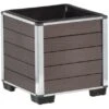 Gartenfreude Pflanzgefäß WPC Eckig 26 Cm X 26 Cm Braun 1 Gartenfreude Pflanzgefäß WPC Eckig 26 Cm X 26 Cm Braun -Pola Pflanz Geschaft 160309 4655