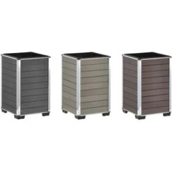 Gartenfreude Pflanzgefäß WPC Eckig27 Cm X 27 Cm X 44 Cm Braun 9 Gartenfreude Pflanzgefäß WPC Eckig27 Cm X 27 Cm X 44 Cm Braun -Pola Pflanz Geschaft 160320 4655 pt03