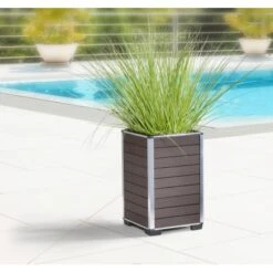 Gartenfreude Pflanzgefäß WPC Eckig27 Cm X 27 Cm X 44 Cm Braun 7 Gartenfreude Pflanzgefäß WPC Eckig27 Cm X 27 Cm X 44 Cm Braun -Pola Pflanz Geschaft 160320 4655 pt 01