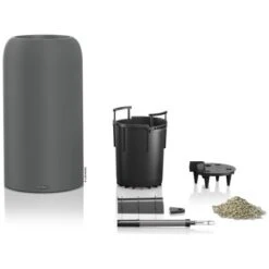 Lechuza Pflanzgefäß Havalo Ø 33 Cm X 60 Cm Basalt Grey -Pola Pflanz Geschaft 262823 4186 2
