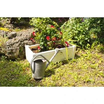 KHW Pflanzkasten Rechteckig Weiß 8 KHW Pflanzkasten Rechteckig Weiß – Bild 6