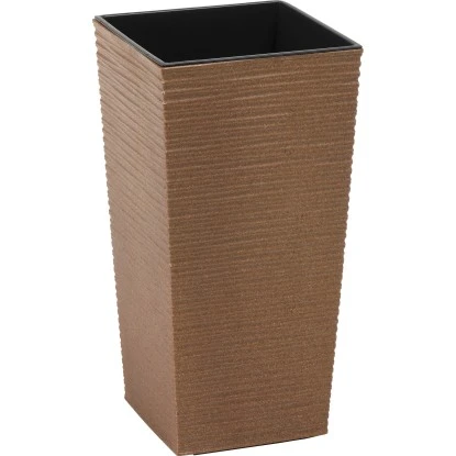 Pflanztopf Finezja Eco Dluto 25 Cm X 25 Cm X 46 Cm Naturbraun 3 Pflanztopf Finezja Eco Dluto 25 Cm X 25 Cm X 46 Cm Naturbraun
