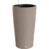 Lechuza Pflanzsäule Cilindro Cottage Sandbraun Ø 23 Cm Mit Erdbewässerungssystem -Pola Pflanz Geschaft 4008789151483 4186 01