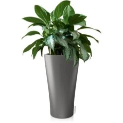 Lechuza Pflanzgefäß Delta Premium Ø 30 Cm X 56 Cm Anthrazit Metallic -Pola Pflanz Geschaft 4008789155030 4186 5