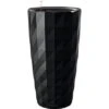 Lechuza Pflanzsäule Diamante Premium Schwarz Hochglanz Ø 40 Cm Bewässerungssys. -Pola Pflanz Geschaft 4008789157096 4186 01