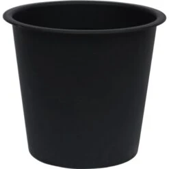 Pflanzgefäß Polyrattan Rund 37,5 Cmx29,5 Cm X 29,5 Cm Schwarz -Pola Pflanz Geschaft 4048128035067 30