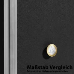 Amare Blumentopf Pur Fiberglas Design 28 Cm X 28 Cm X 61 Cm Schwarz -Pola Pflanz Geschaft 4251083908202 4655 5