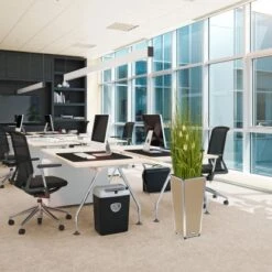 Amare Blumentopf Pur Fiberglas Design 28 Cm X 28 Cm X 61 Cm Beige -Pola Pflanz Geschaft 4251083908233 4655 8