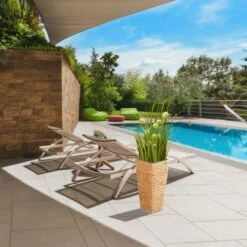 Gartenfreude Blumentopf Wasserhyazinthe 28 X 28 X 60 Cm Natur Kunststoffeinsatz -Pola Pflanz Geschaft 4251083910410 4655 7