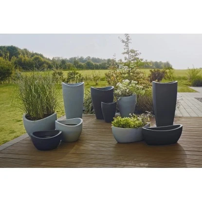 Scheurich Pflanzgefäß Wave Globe Cubo 40 Cm X 40 Cm Schwarz Granit 4 Scheurich Pflanzgefäß Wave Globe Cubo 40 Cm X 40 Cm Schwarz Granit – Bild 2