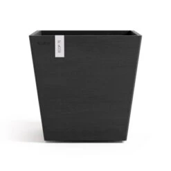 Ecopots Pflanztopf Rotterdam Dunkelgrau 25,2 Cm X 24,5 Cm