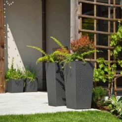 Siena Garden Pflanzgefäß Modern Paris Graphit 35x35x68,0 Cm -Pola Pflanz Geschaft 8630634 1346 5