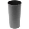 Siena Garden Pflanzgefäß Modern Locon Graphit Ø 25x46,5 Cm