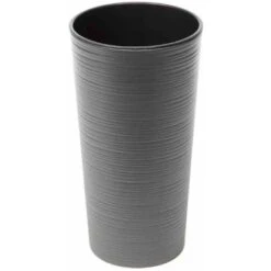 Siena Garden Pflanzgefäß Modern Locon Graphit Ø 25x46,5 Cm