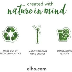 Elho Blumentopf Pure Straight Hoch Ø 38,5 Cm Anthrazit -Pola Pflanz Geschaft 8711904193966 4667 03