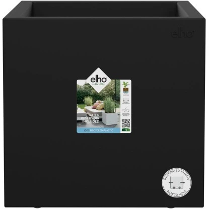 Elho Pflanztopf Vivo Next 30 Cm X 30 Cm X 30 Cm Living Black Mit Rollen 3 Elho Pflanztopf Vivo Next 30 Cm X 30 Cm X 30 Cm Living Black Mit Rollen
