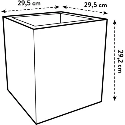 Elho Pflanztopf Vivo Next 30 Cm X 30 Cm X 30 Cm Living Black Mit Rollen 7 Elho Pflanztopf Vivo Next 30 Cm X 30 Cm X 30 Cm Living Black Mit Rollen – Bild 5